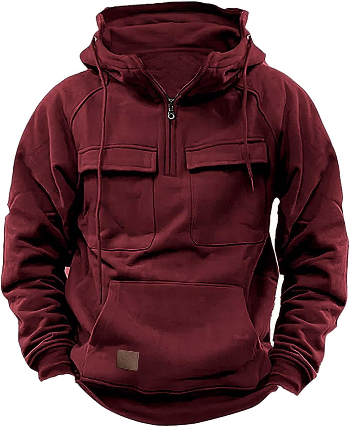 Camo Quarter Zip Men's Tactical Hoodie