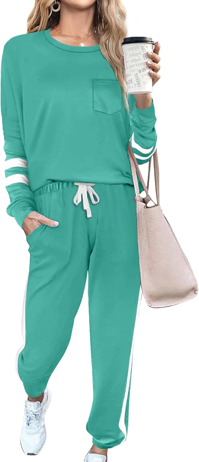 RUBZOOF Lounge Sets for Women 2 Piece Travel Sweatsuits