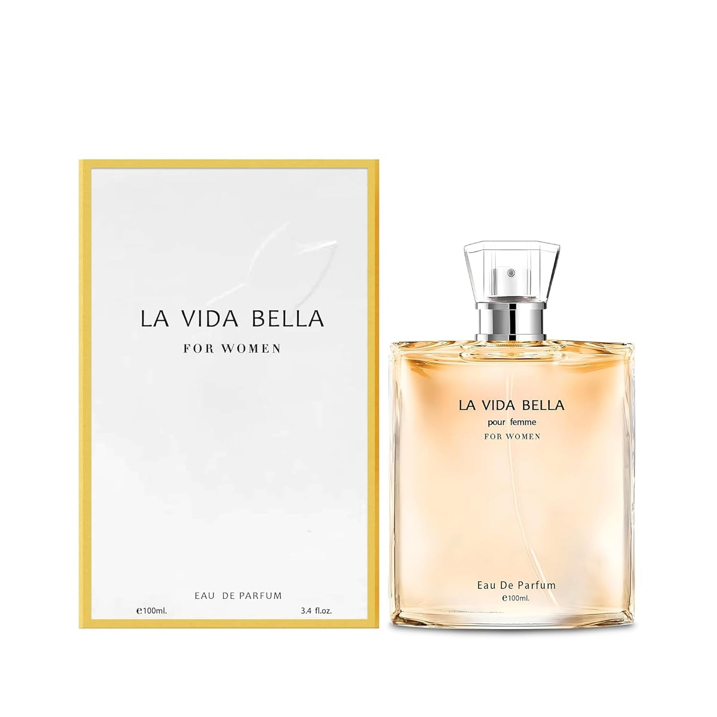 3PCS La Vida Bella Perfume for Women Long Lasting Fragrance