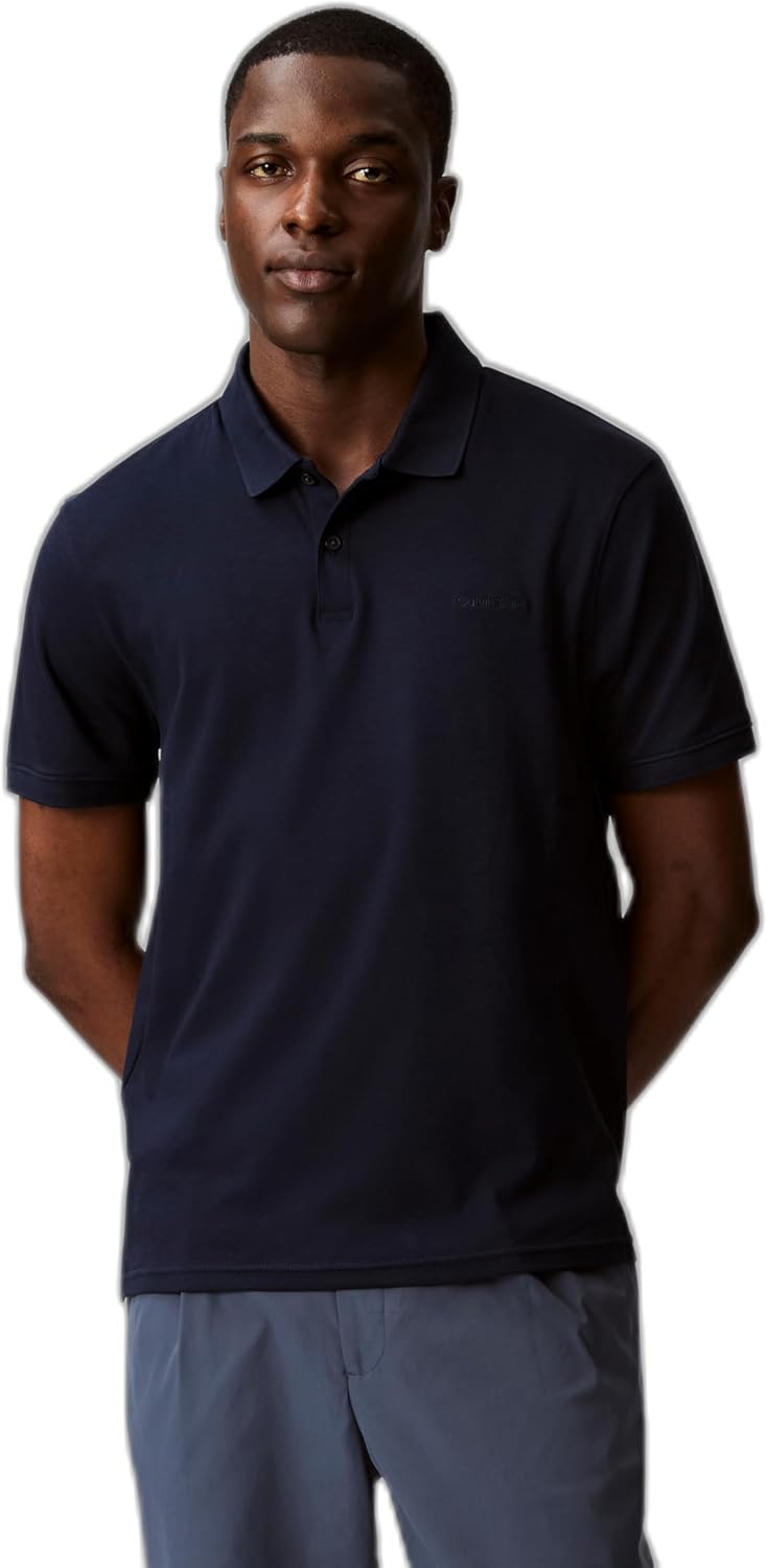 Calvin Klein Mens Liquid Touch Polo for Ultimate Comfort