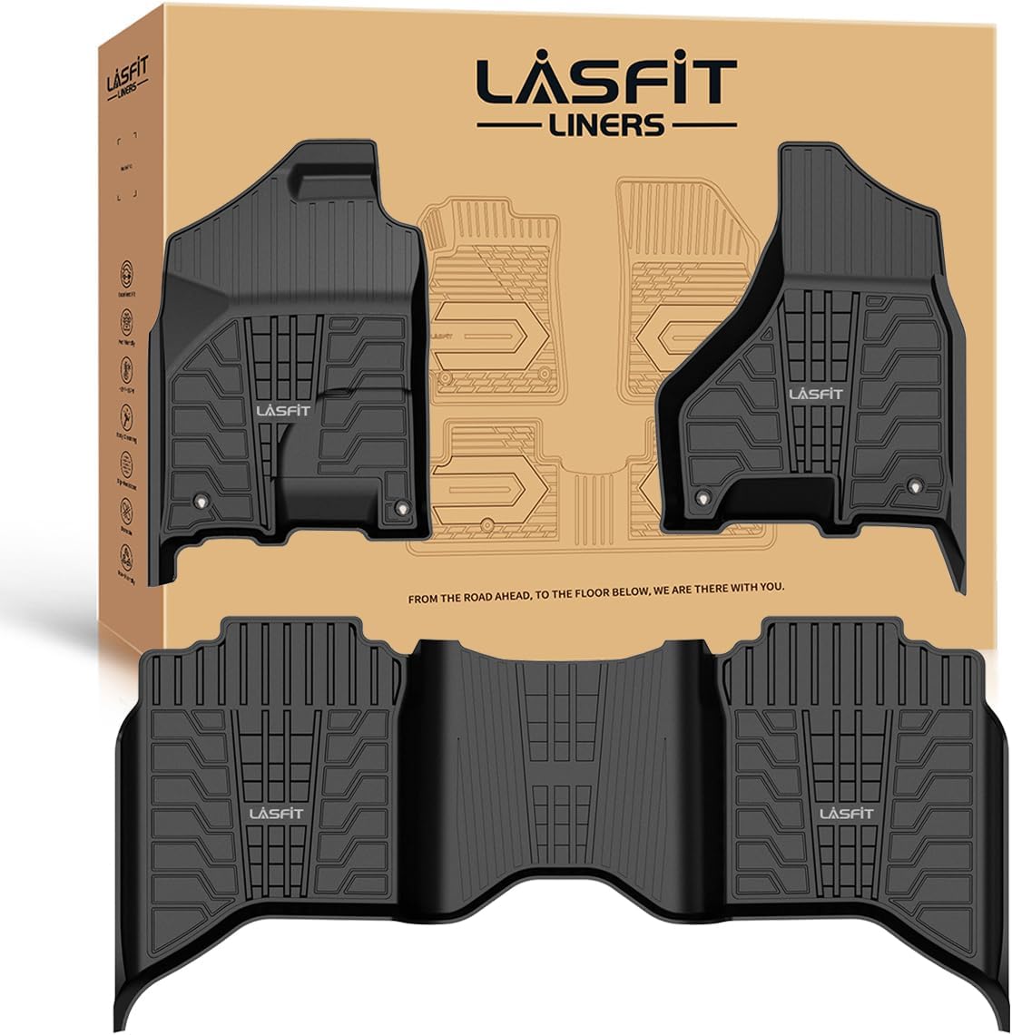 Custom Fit Floor Mats for Dodge Ram 1500/2500/3500 Crew Cab