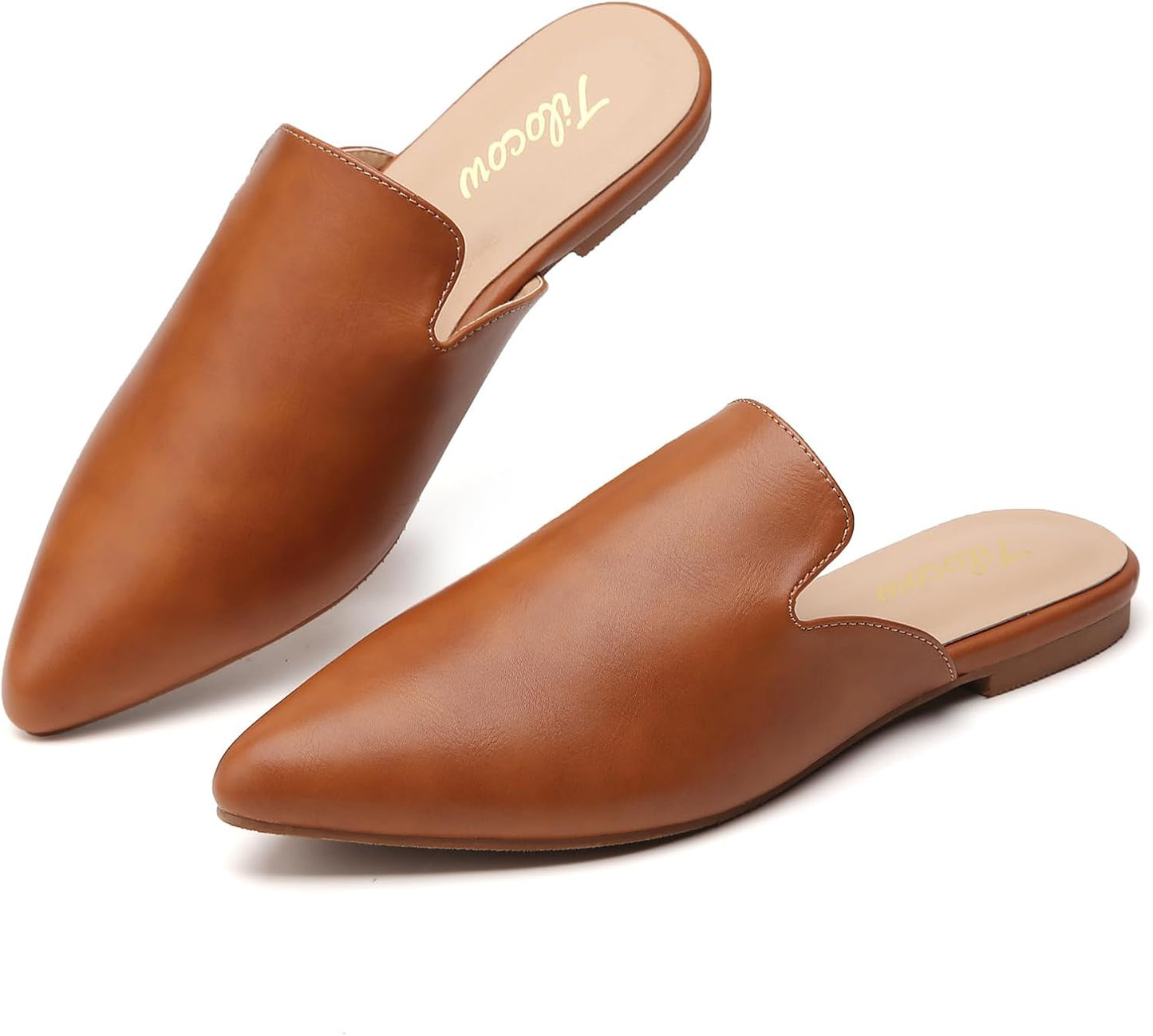 Tilocow Mules for Women: Comfortable Pointed Toe Slip-Ons