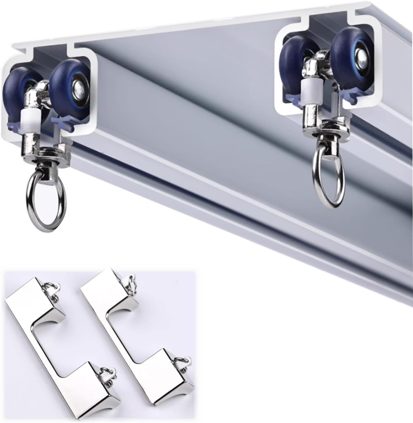 Heavy-Duty Ceiling Mount Curtain Rails: Silent Rollers