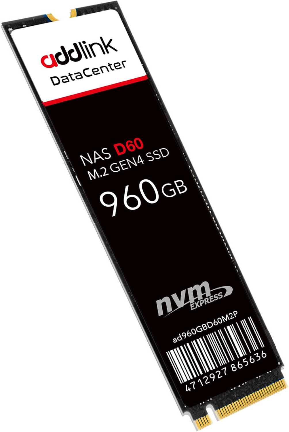 Addlink D60 960GB M.2 NVMe SSD for High Endurance NAS Systems