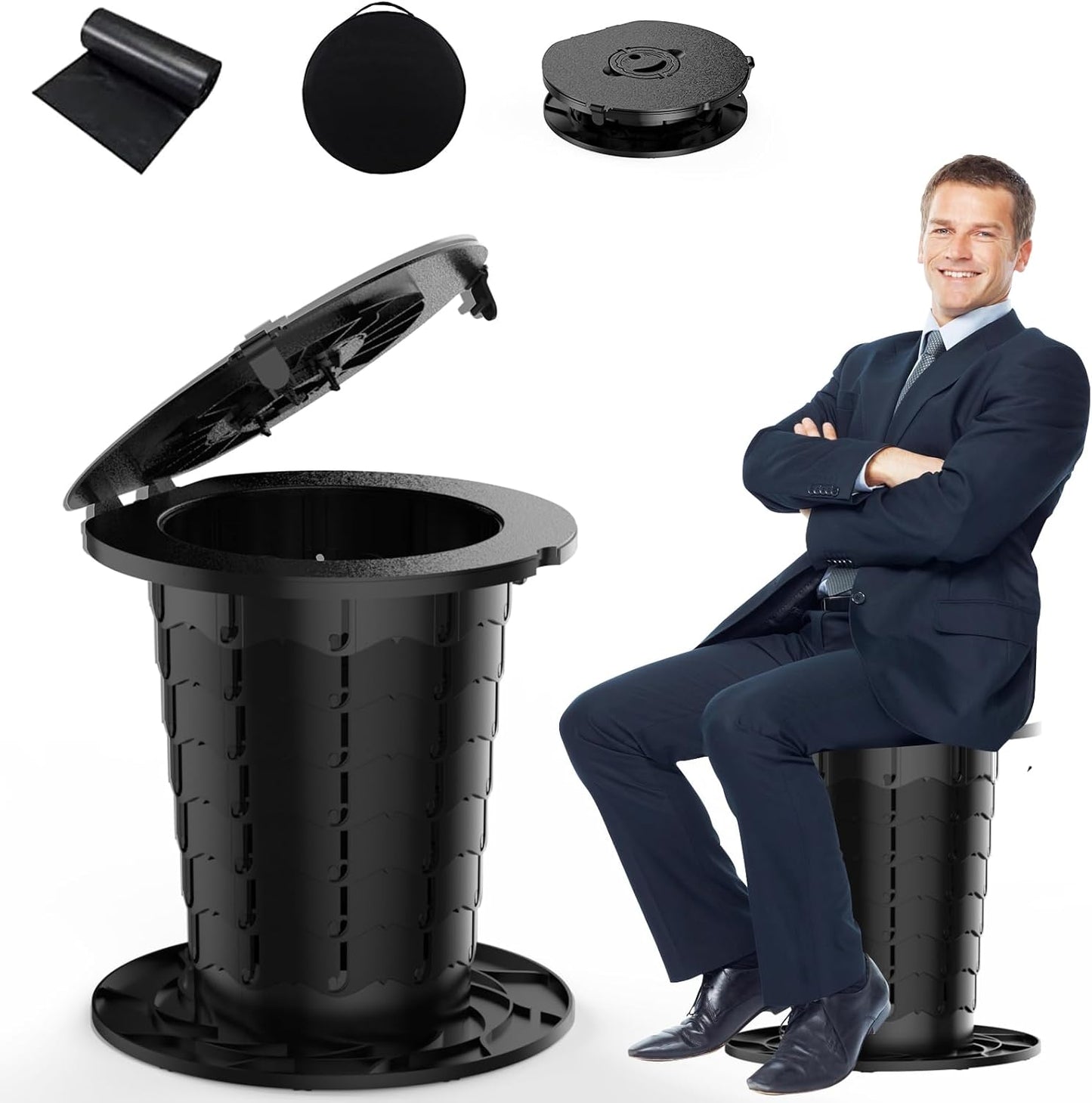 Foldable Travel Toilet for Camping