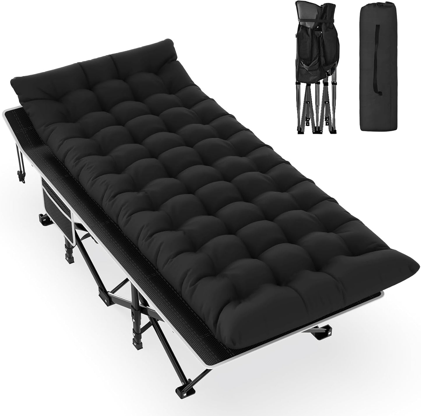 Slendor Camping Cot for Adults - Portable Folding Bed for Travel
