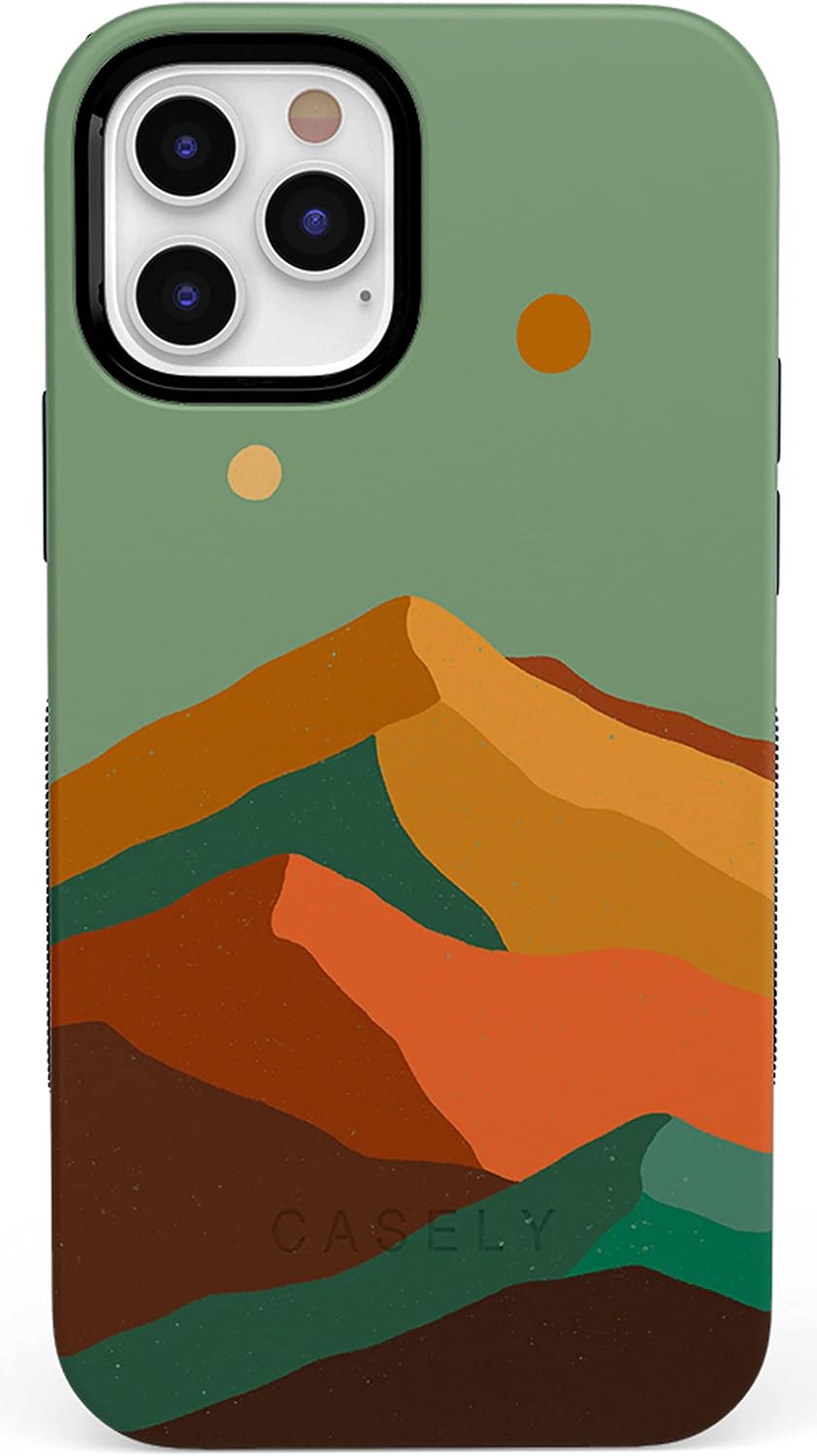 Casely iPhone 12/12 Pro Case with MagSafe - Endless Peaks Style