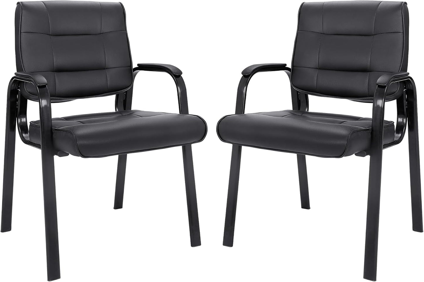 Comfortable Bonded Leather Executive Side Chair for Office Use