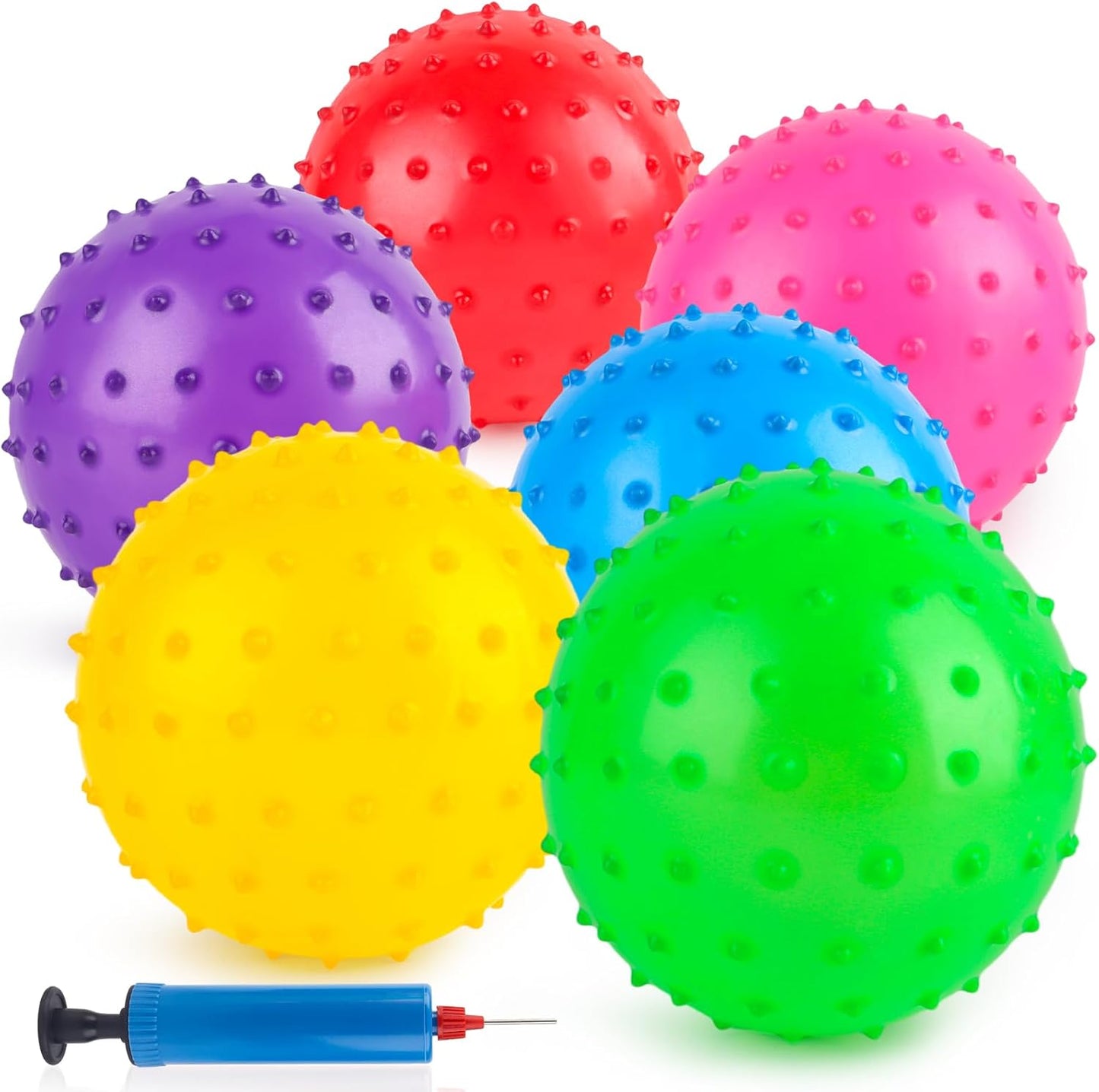 6PCS Bouncy Balls for Active Babies & Toddlers