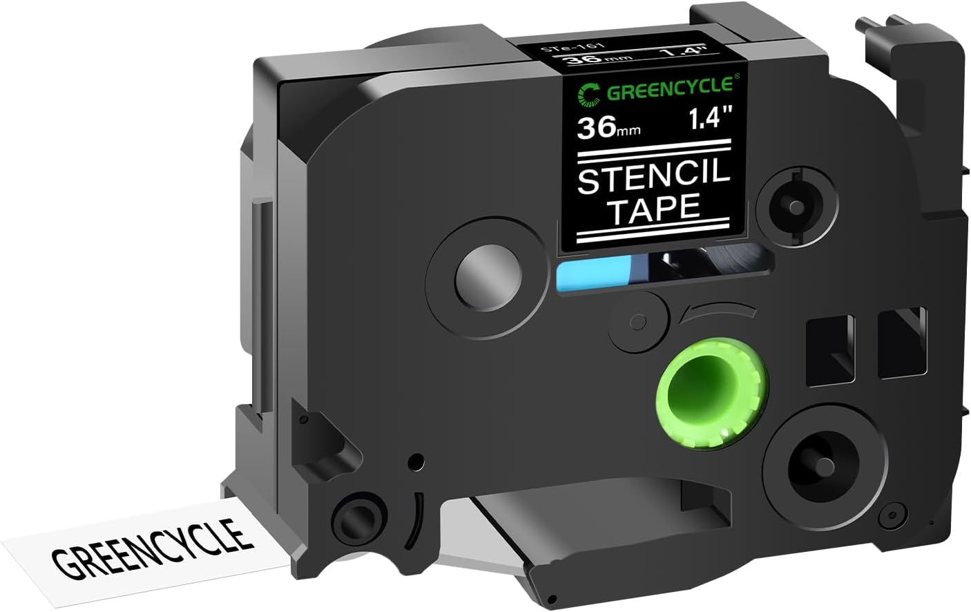GREENCYCLE Compatible Brother STE 161 Label Tape for P-Touch