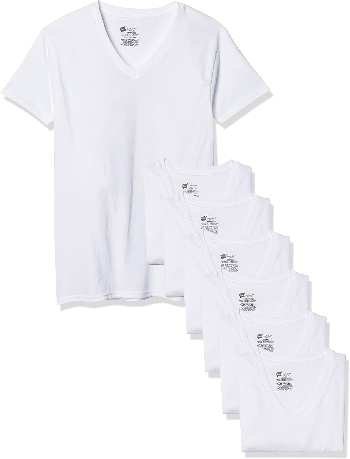 Hanes Men's Comfortsoft V-Neck Tagless T-Shirt 3 Pack Review