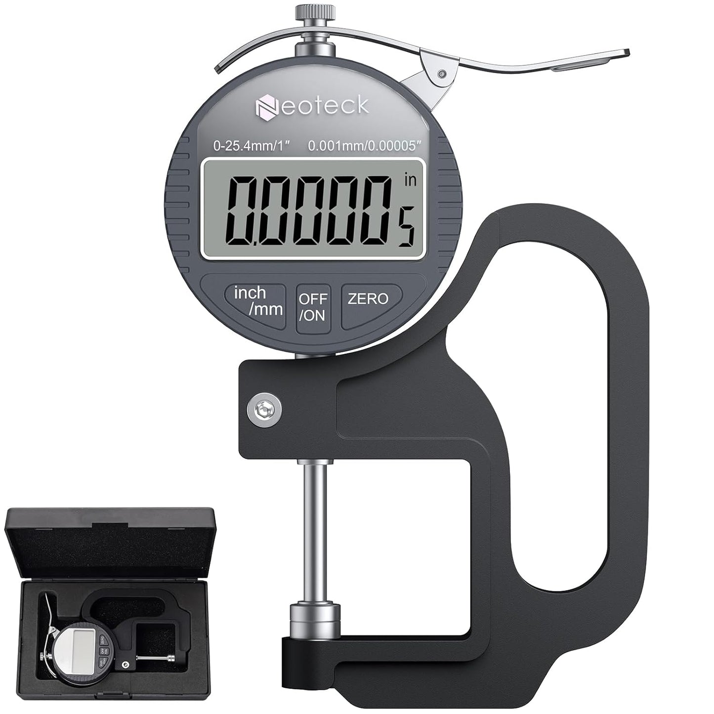 Neoteck Digital Thickness Gauge for Precise Measuring Needs