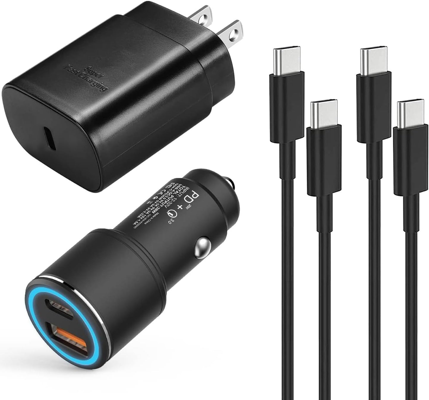 Samsung 25W Type C Super Fast Charger Kit - Rapid Charging Power!