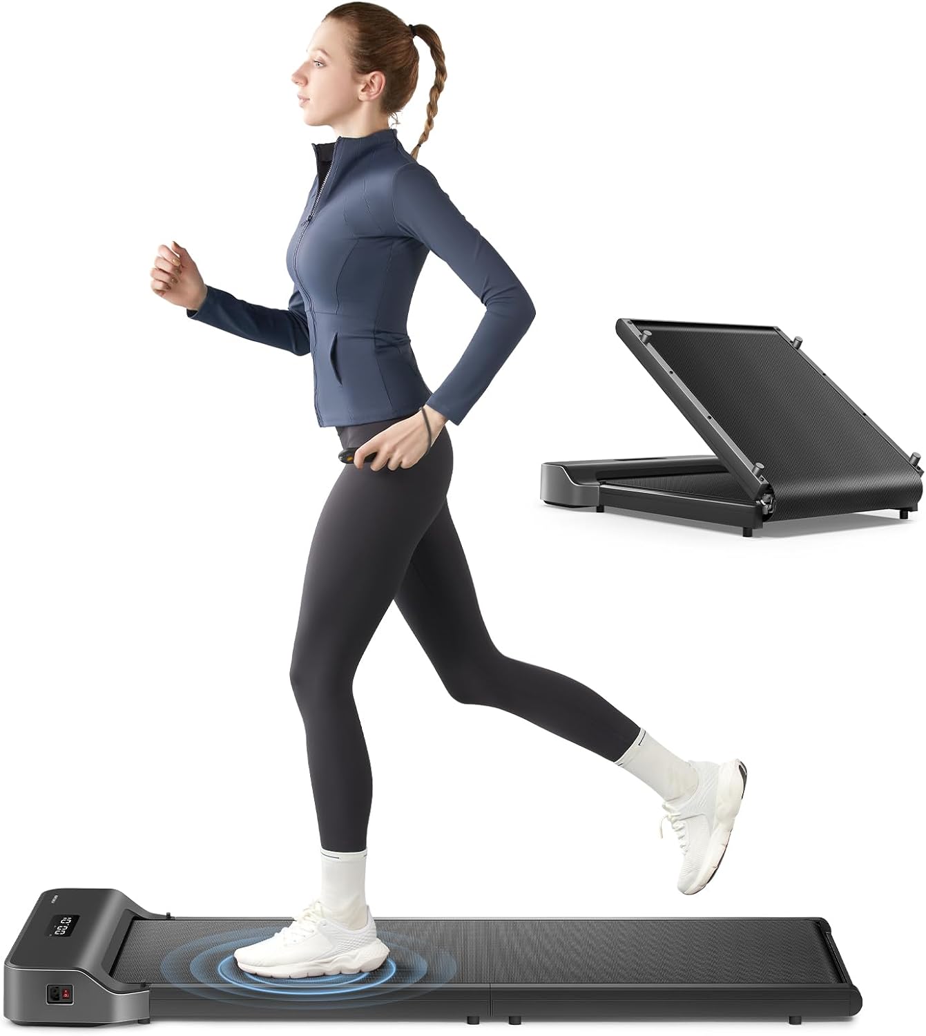 Compact Folding Treadmill - Get Fit Anywhere!