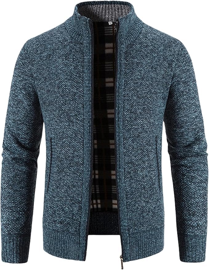 Kenhansion Men's Large Knit Cardigan: Warm, Casual, & Stylish!