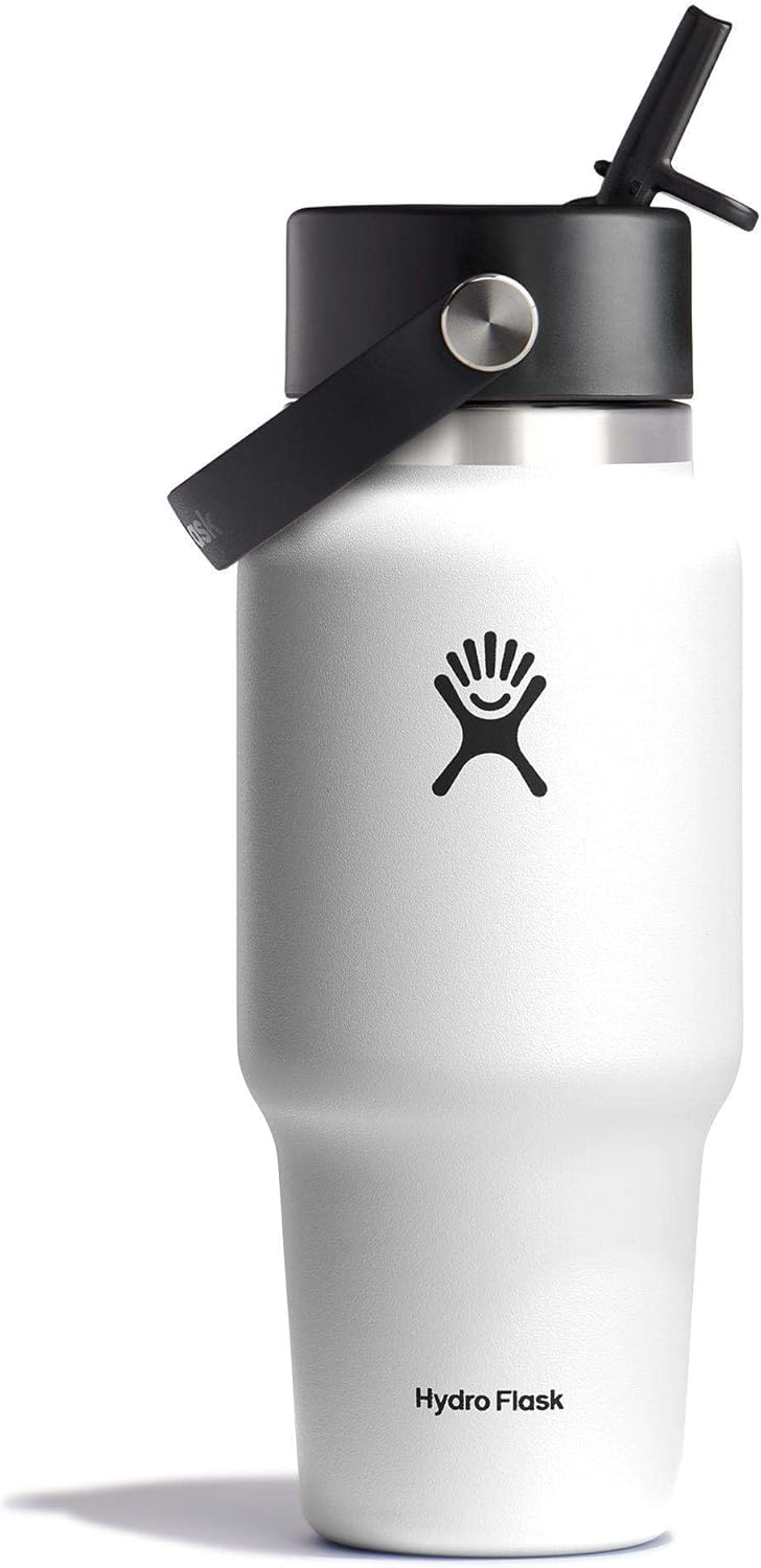 Hydro Flask 24 OZ Wide Flex Straw Travel Bottle for Cold Drinks