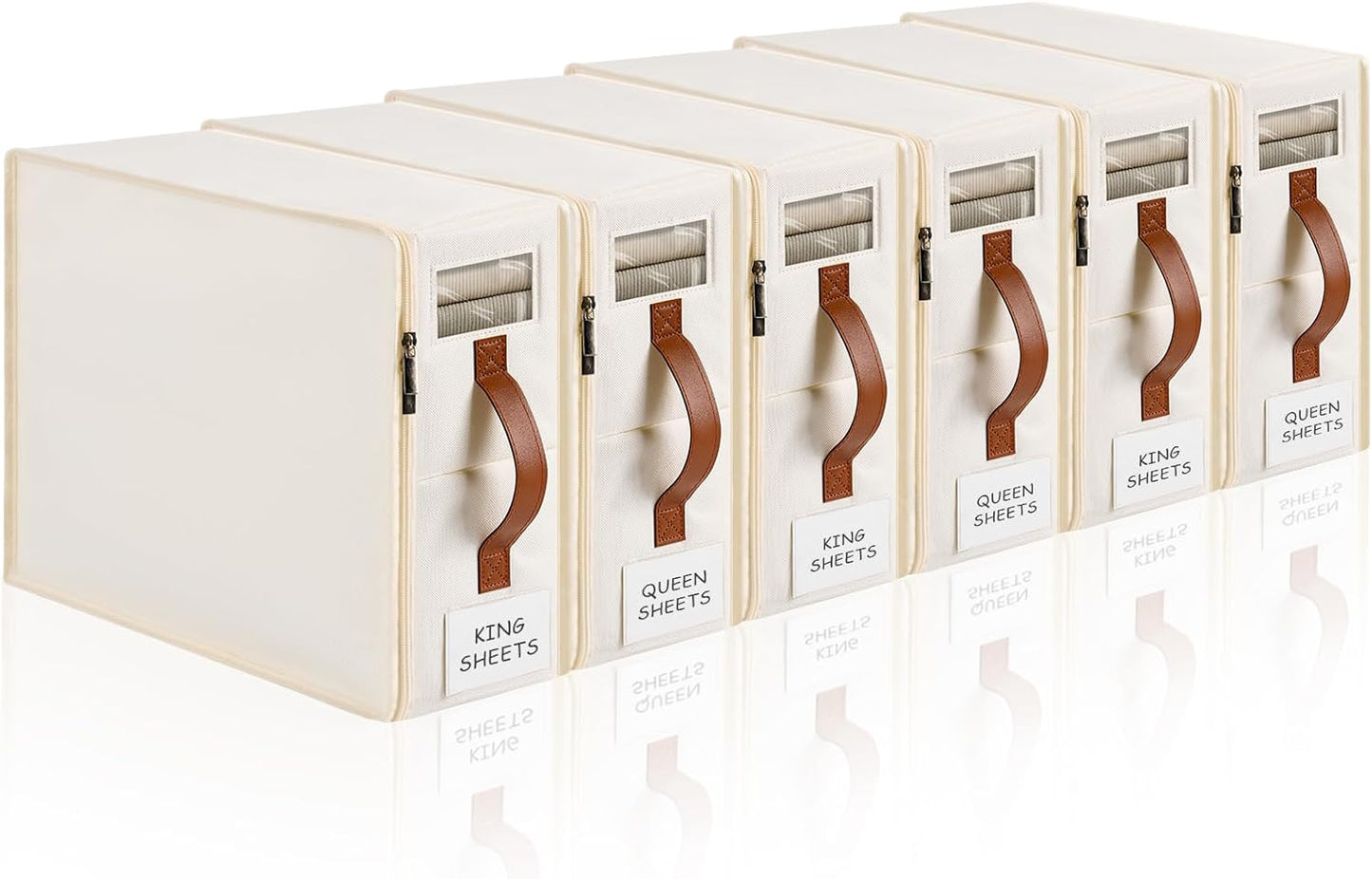 6 Pack Bed Sheet Organizers for Clutter-Free Storage Solutions