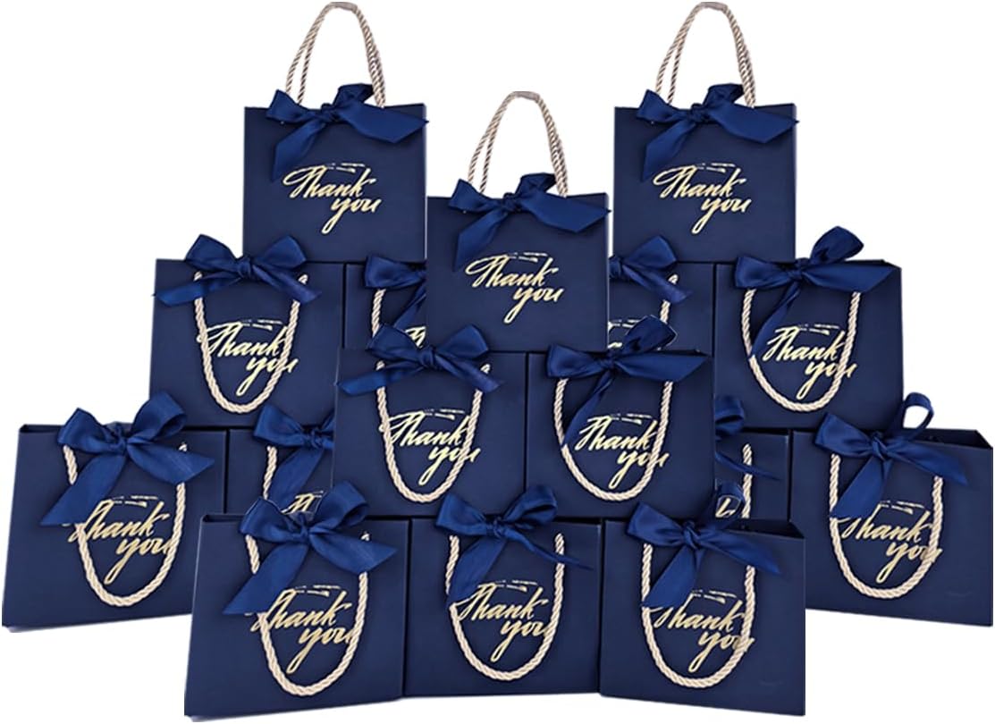 TKSBAG 100 Pack Small Thank You Gift Bags for Any Occasion