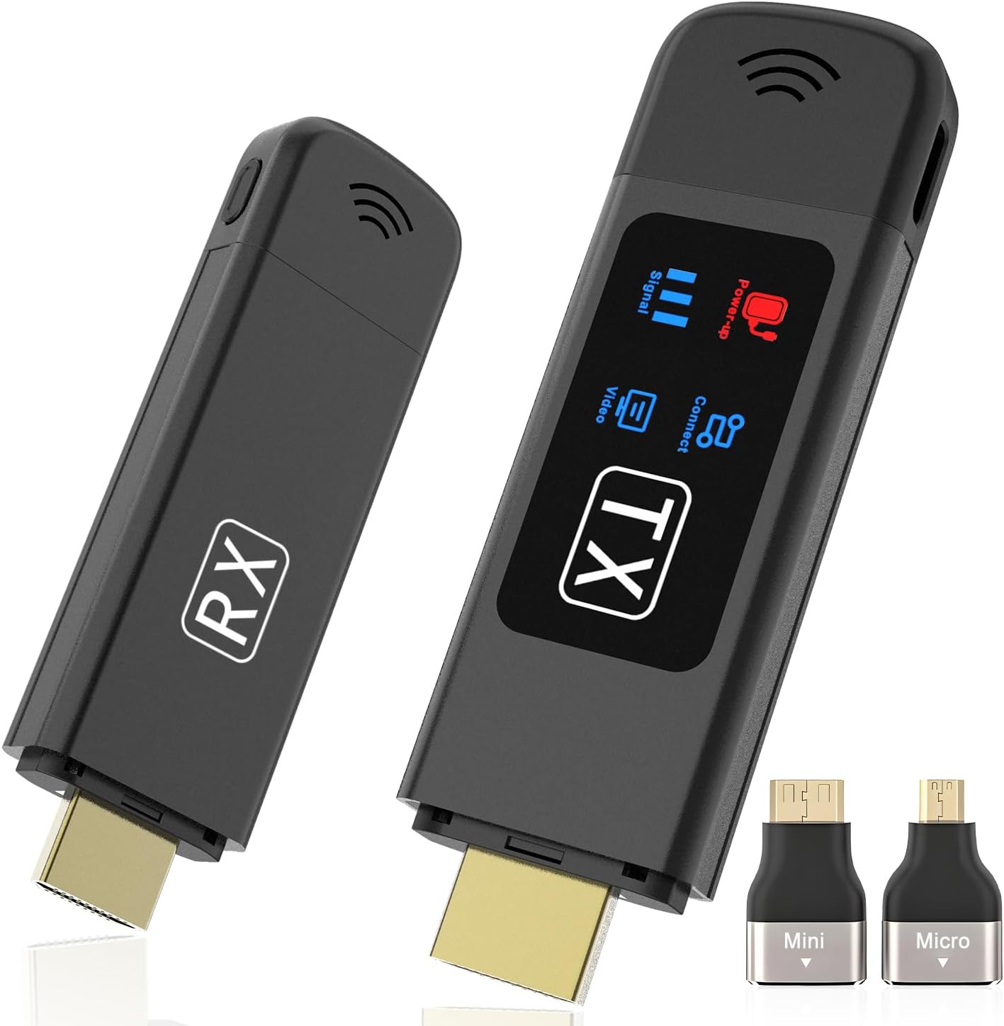 Greatfine Wireless HDMI Extender: 4K Decoding, 1080P Output