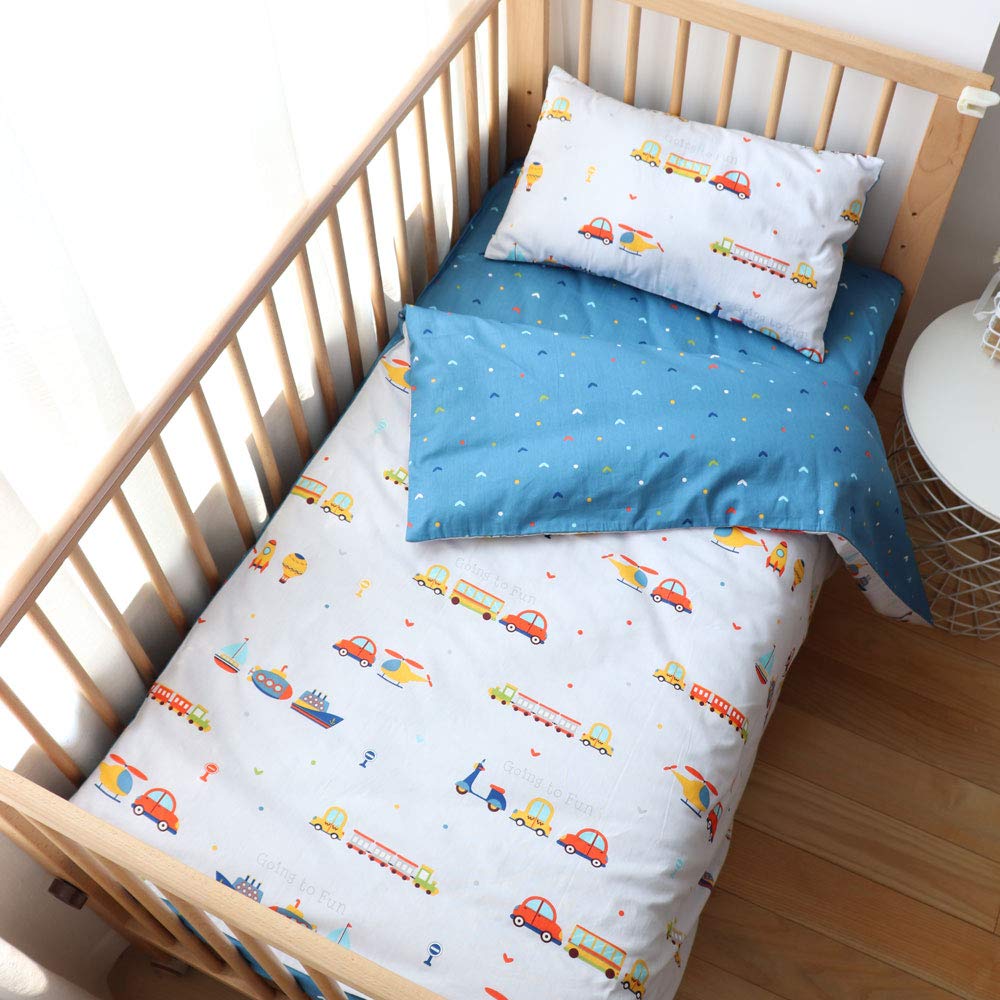 100% Cotton Crib Bedding Set for Baby Boys and Girls - Soft & Cozy