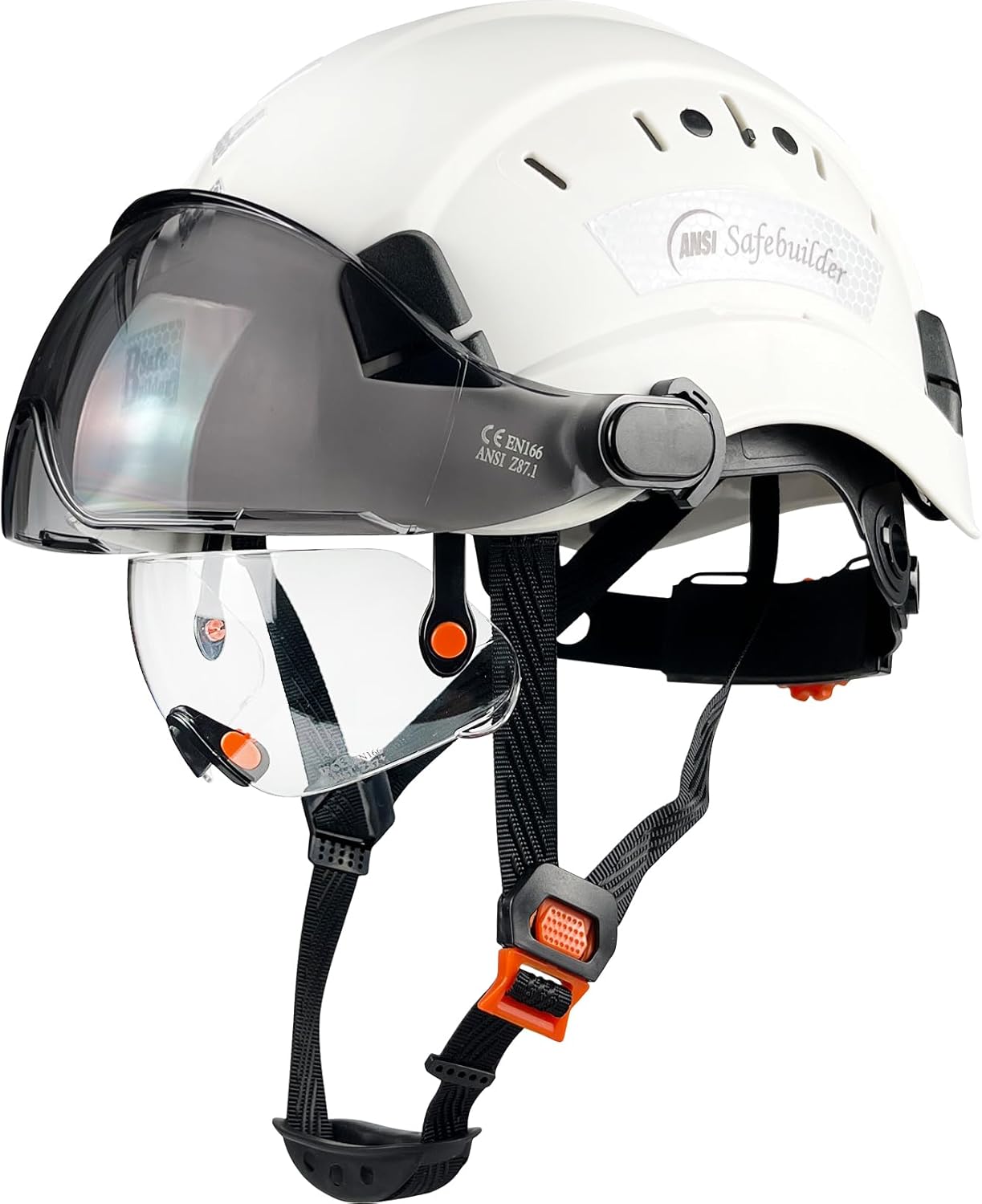 SAFEBUILDER Hard Hat with Visor: ANSI-Compliant Protection