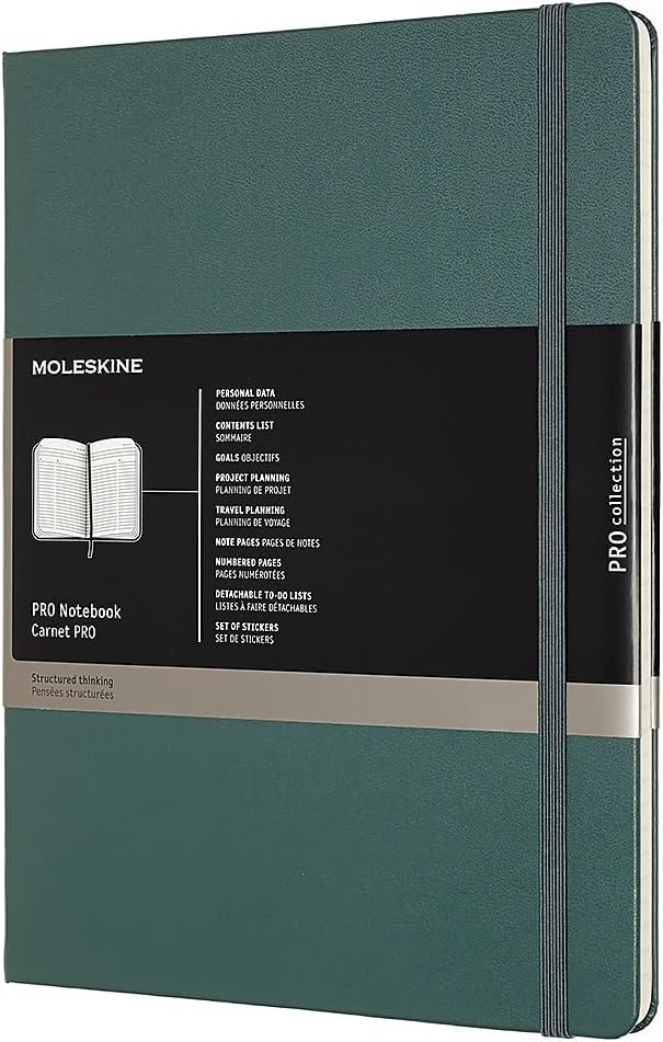 Moleskine PRO Notebook XL for Professional Project Planning