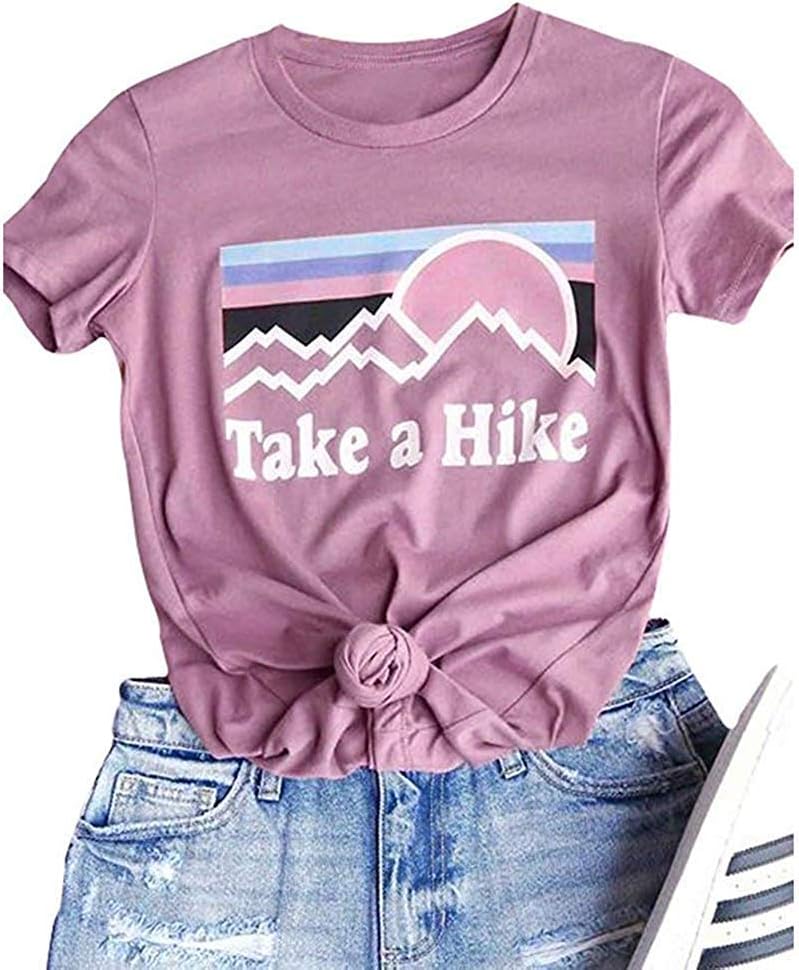 Women's Take A Hike Graphic Tee by Xiaomomo