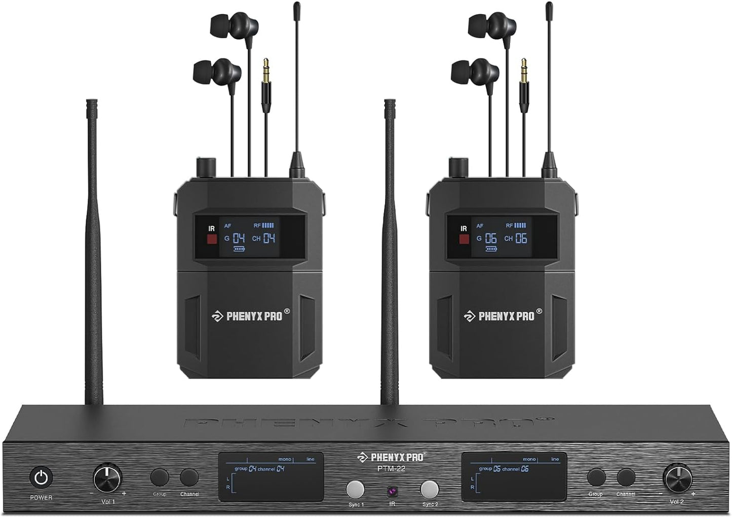 Phenyx Pro UHF Mono Dual Wireless In-Ear Monitor System Review