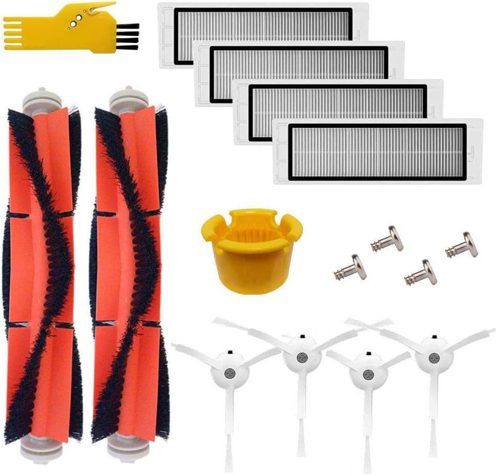 10-Piece Xiaomi Robotic Vacuum Parts Kit - Enhanced Cleaning Performance!