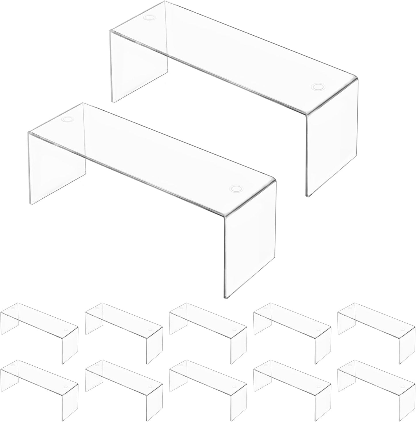 Large Acrylic Risers Display Stands for Perfume and More