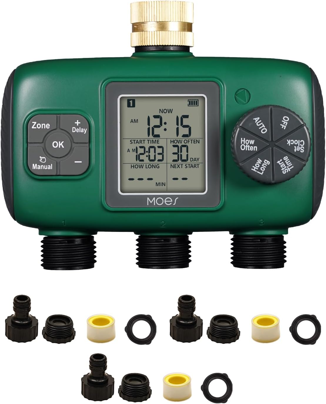 MOES 3 Outlet Sprinkler Timer for Efficient Garden Irrigation
