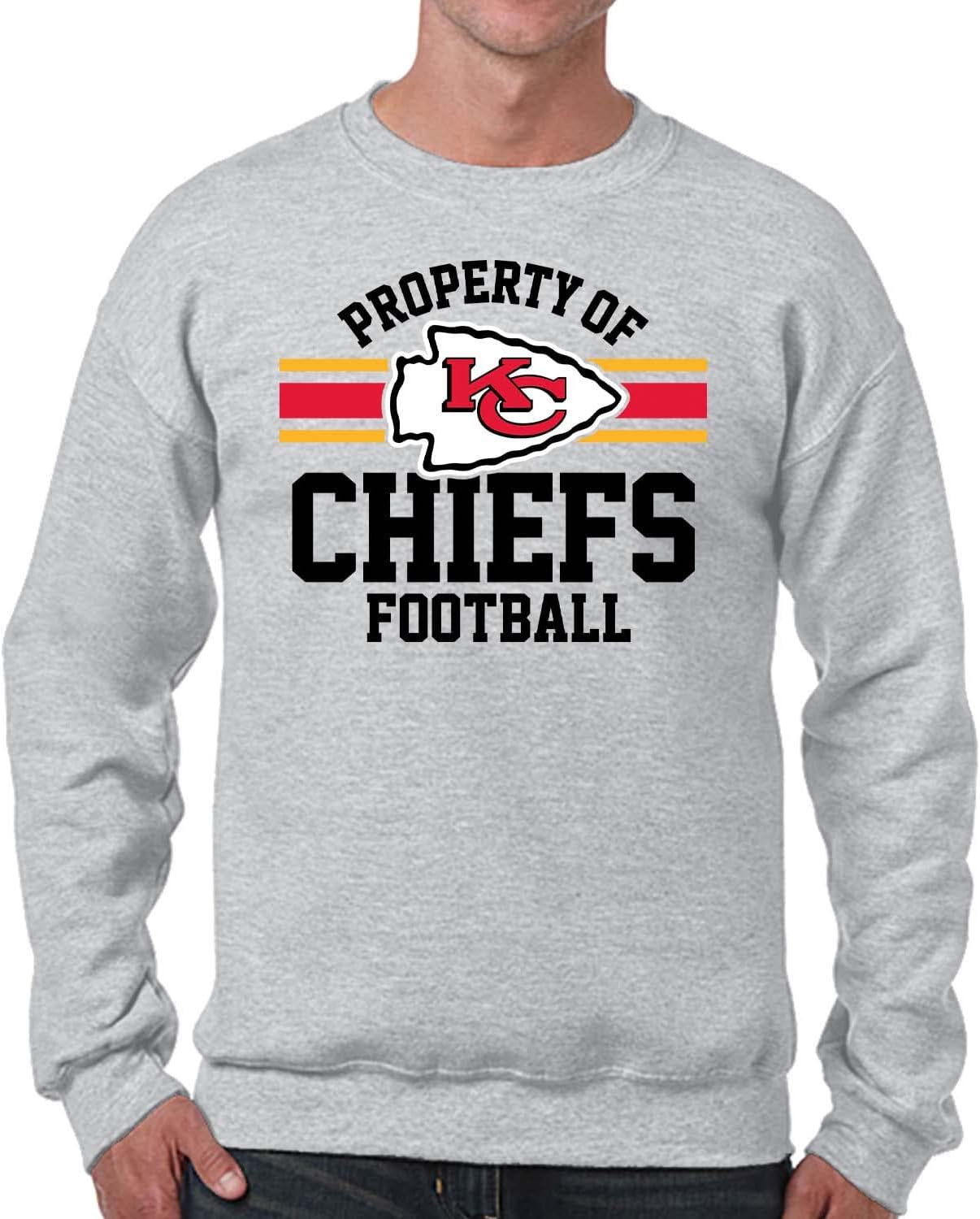 Kansas City Chiefs Crewneck Fleece Sweatshirt for All Fans