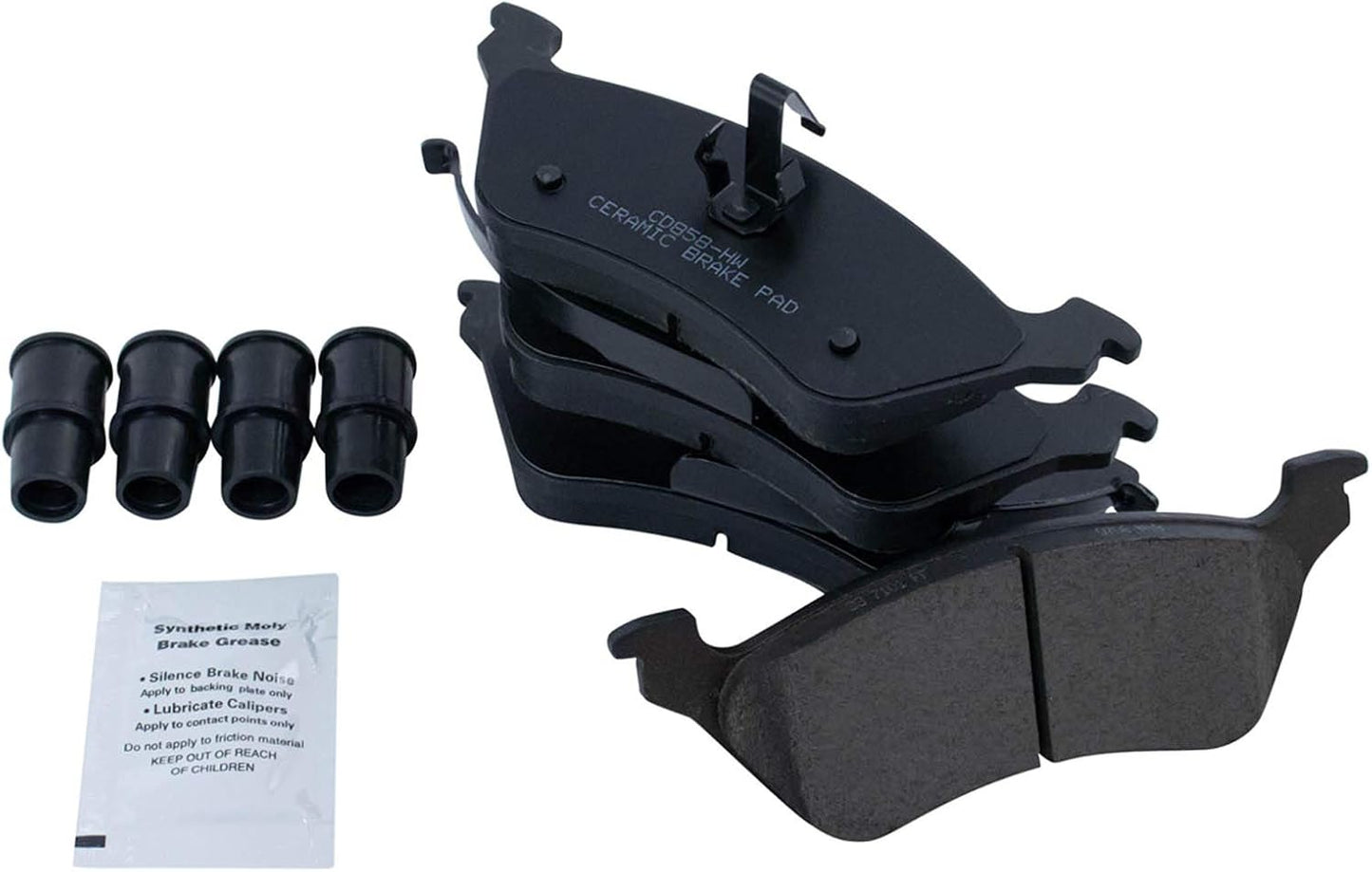 TRQ Rear Brake Pads Ceramic for 2001-2007 Chrysler Dodge