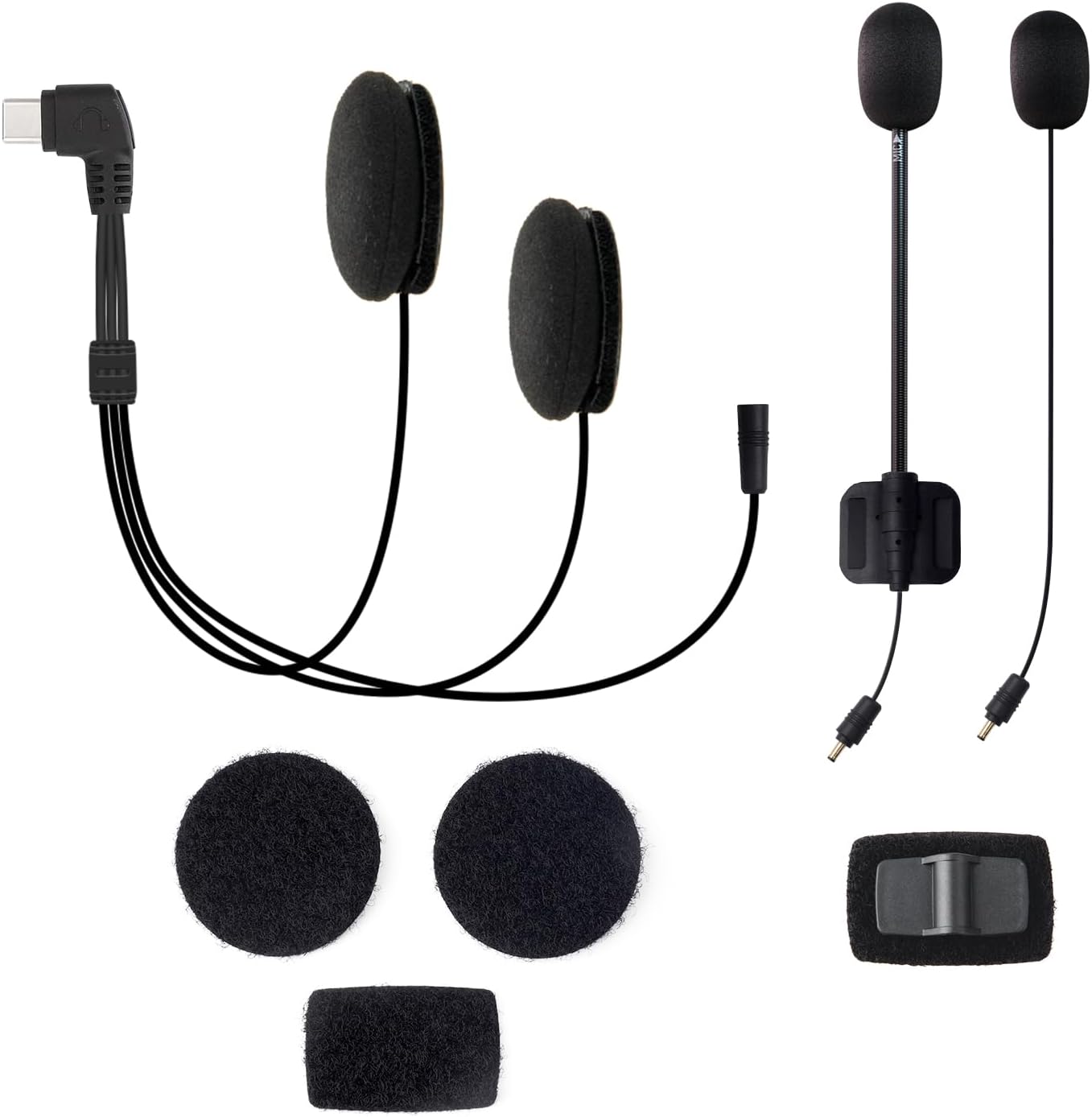 LEXIN Motorcycle Headset Audio Set for Enhanced Riding Experience