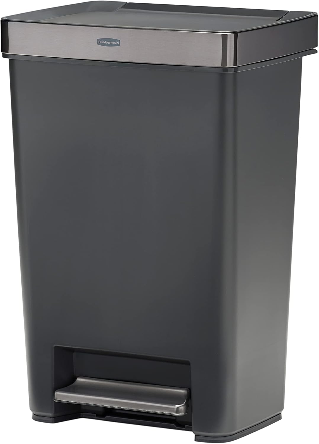 Rubbermaid Premier Series III Step-On Trash Can for Home Use