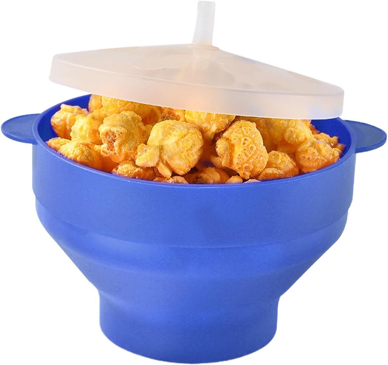 Oil-Free Microwave Popper | Collapsible Bowl | Family Movie Nights
