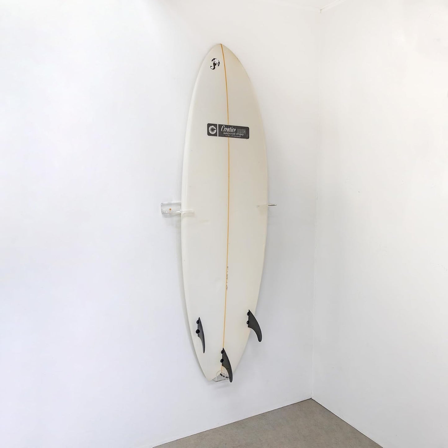Floating Surfboard Wall Mount for Minimalist Indoor Display