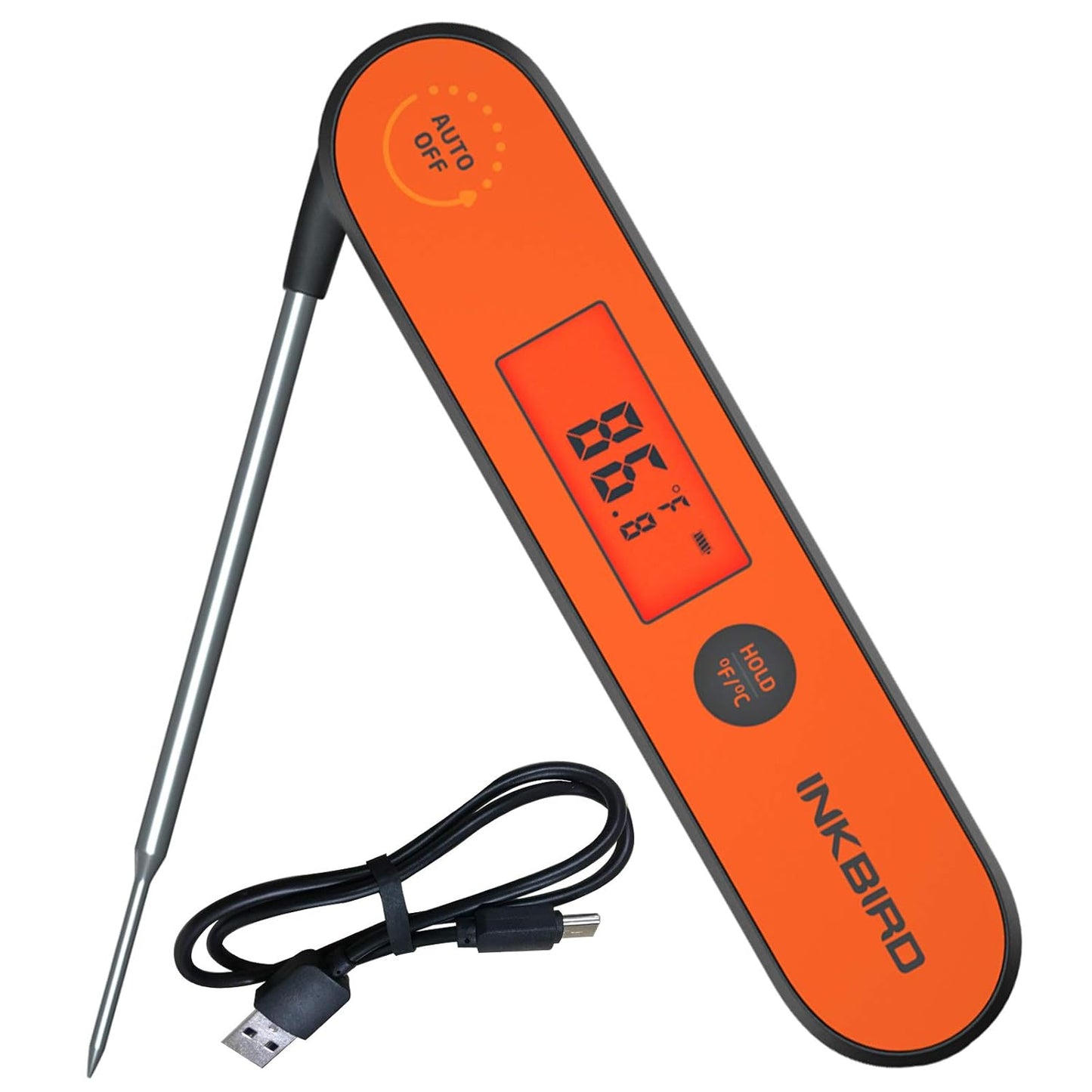 Inkbird Waterproof Rechargeable Meat Thermometer for Precision Grill