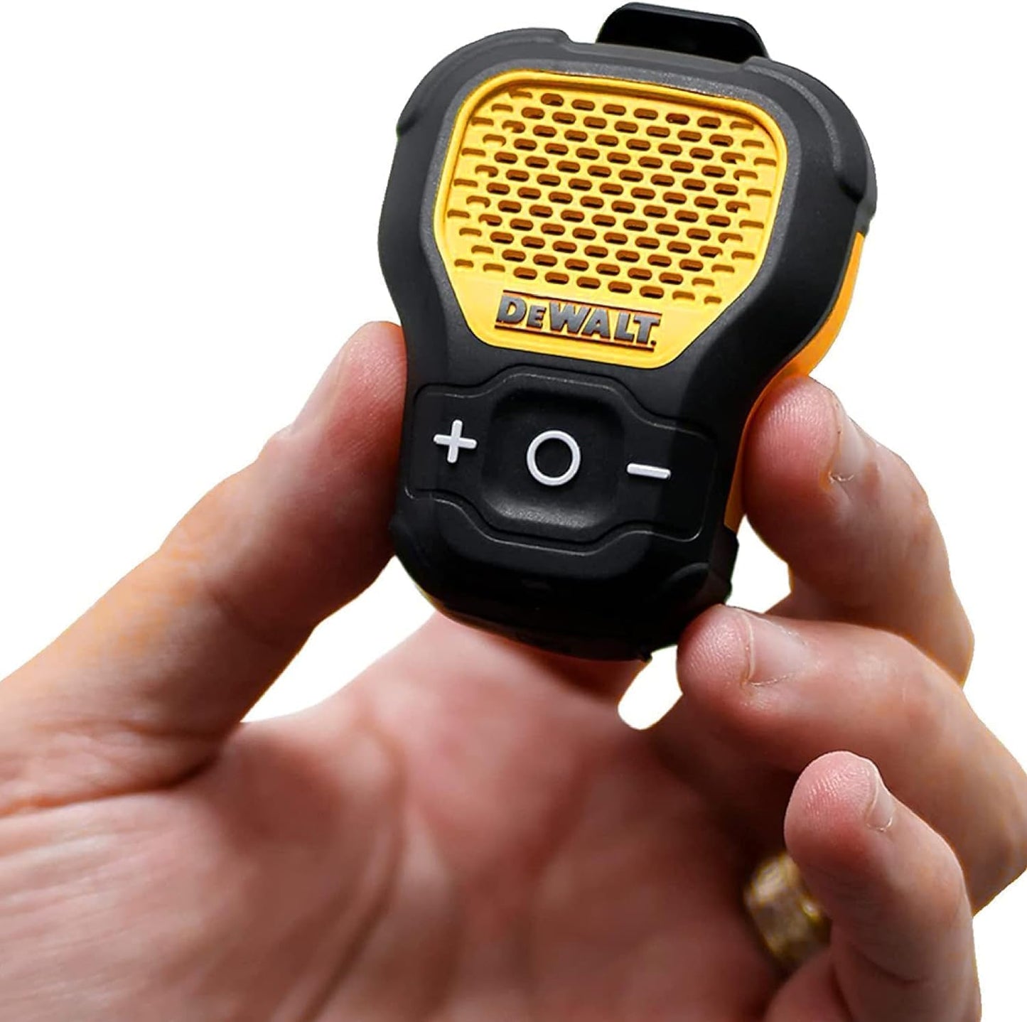 DEWALT Wearable Speaker: Power Bank & Charging Cable