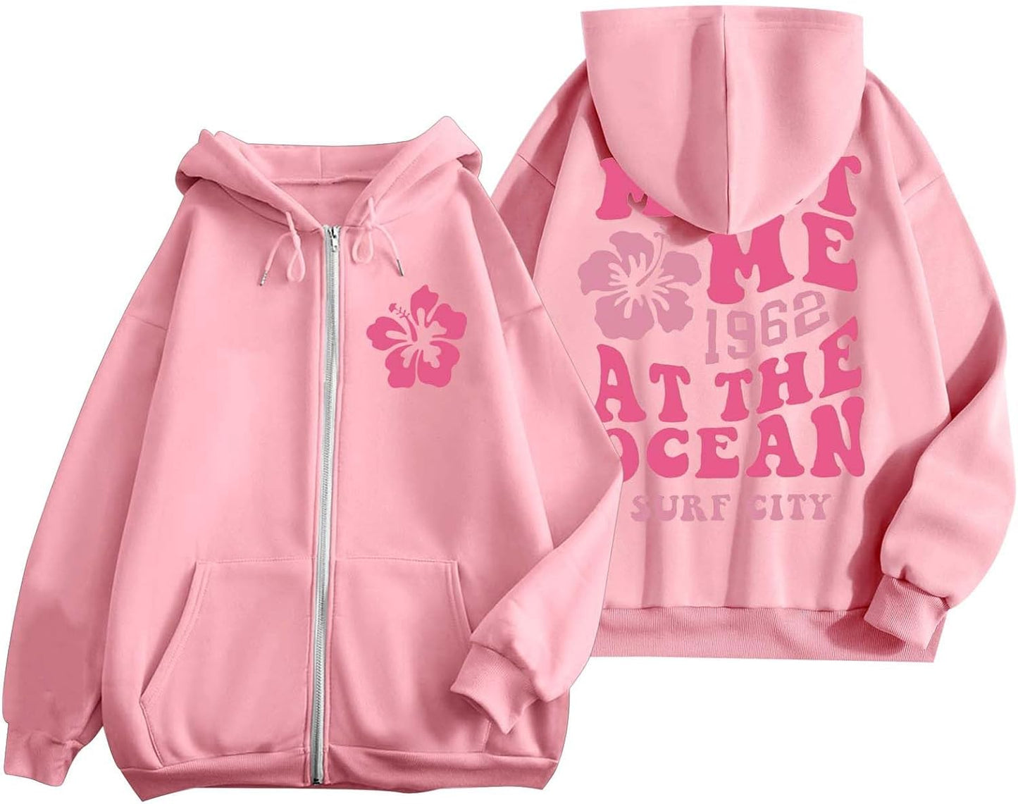 Pink Pom Puff Hoodie - Cozy Fall Style!