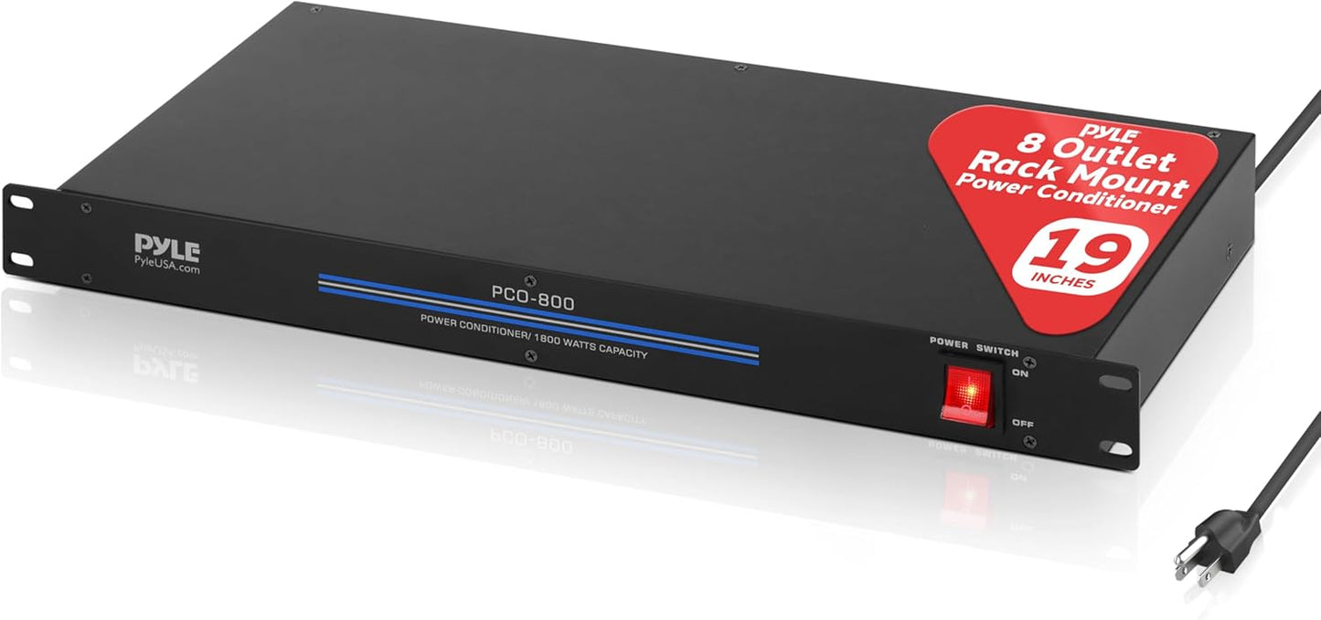 Power up Safely with Pyle's 8-Outlet Surge Protector
