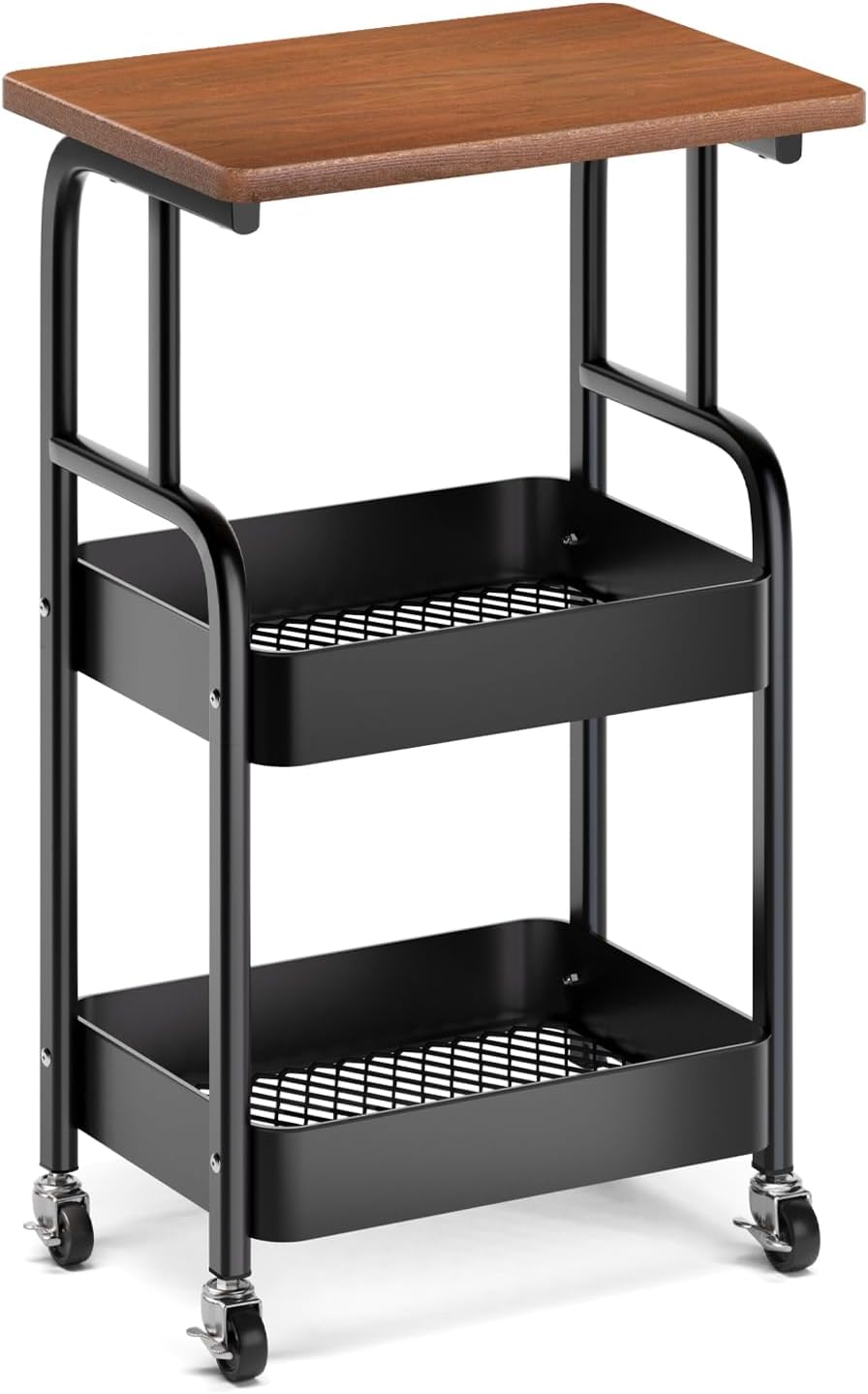 Premium 3-Tier Printer Cart: Stylish & Sturdy!
