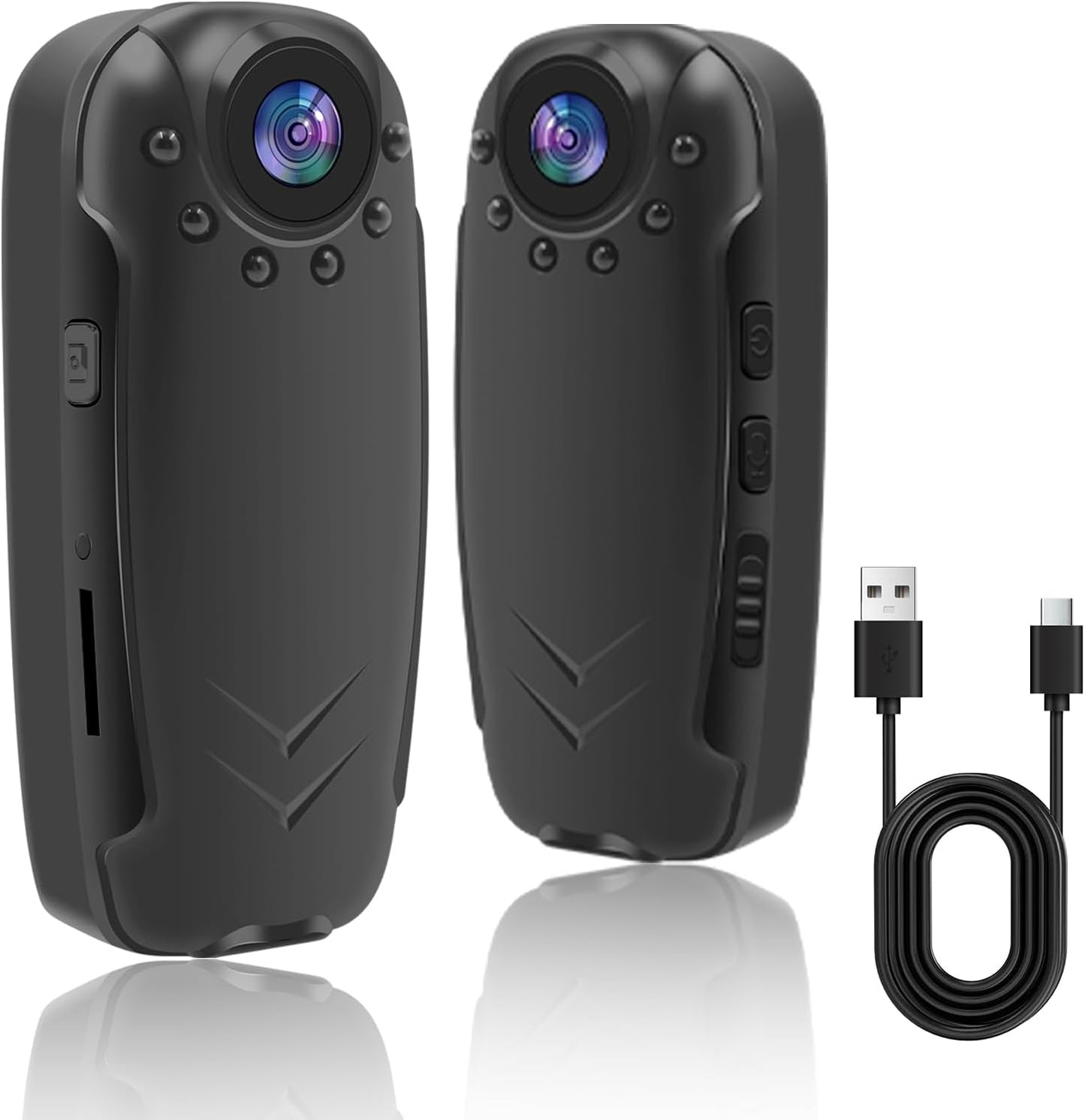 HD Mini Body Cam - Night Vision, 10H Recording