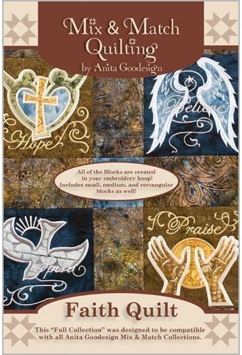 Faith Quilt Embroidery Designs CD by Anita Goodesign