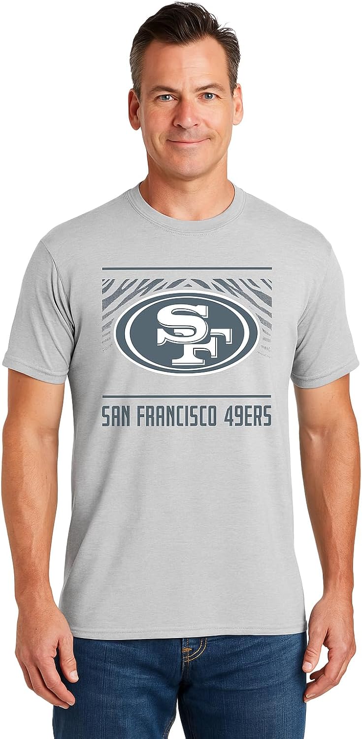 NFL Men's Short Sleeve Team Graphic T-Shirt for True Fans