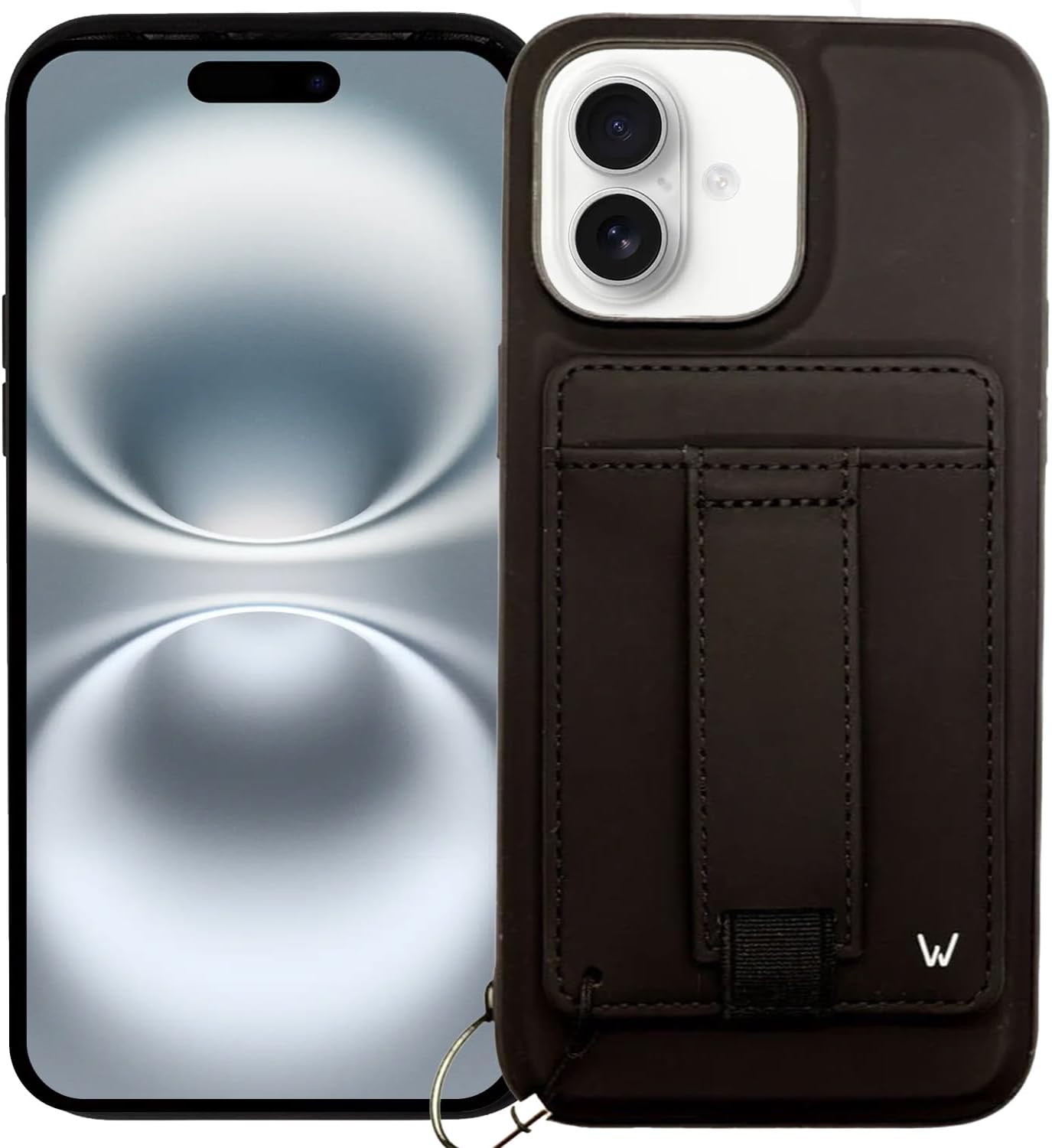 Walli iPhone 16 Case Aesthetic Magnetic Wallet with Kickstand