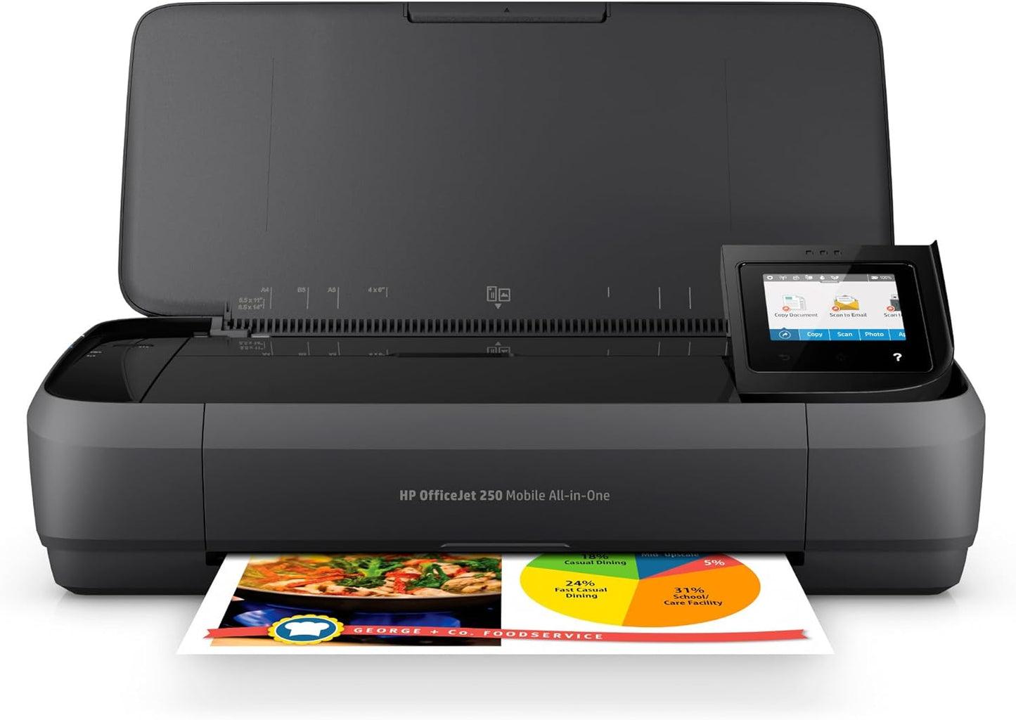 HP OfficeJet 250 Wireless Mobile Printer for On-the-Go Printing