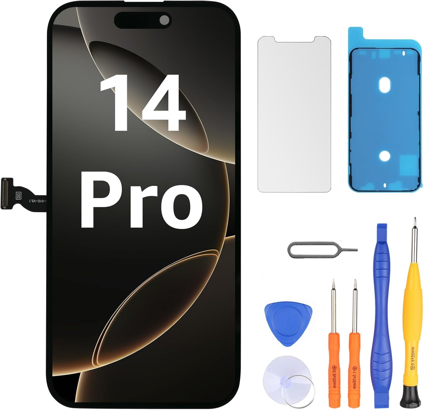 LL TRADER iPhone 14 Pro Screen Replacement with Repair Tools