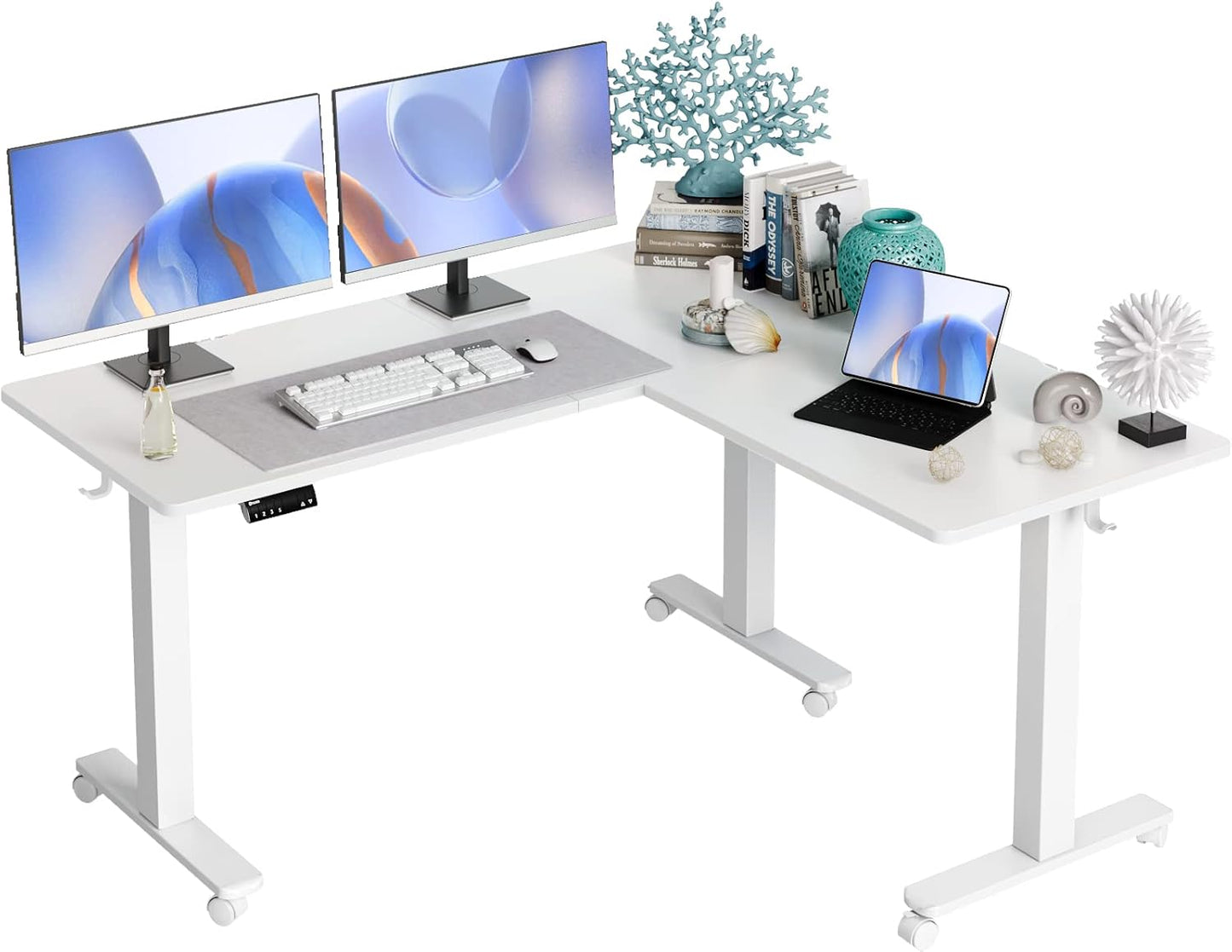 Triple Motor L Shaped Standing Desk for Ultimate Workspace Flexibility