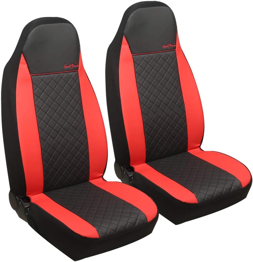 GIANT PANDA Front Bucket Seat Covers for Cars, Trucks, SUVs